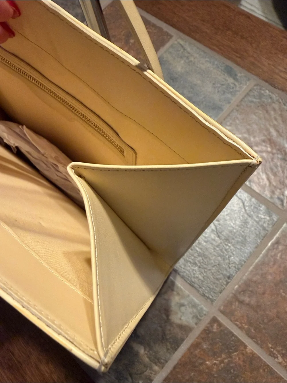Authentic Louis Vuitton Vintage Epi Saint Tropez Tote Vanilla